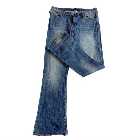 Rock & Republic Medium Wash Kasandra Boot Cut Mid Rise Jeans Women's Size 14 - Picture 3 of 12